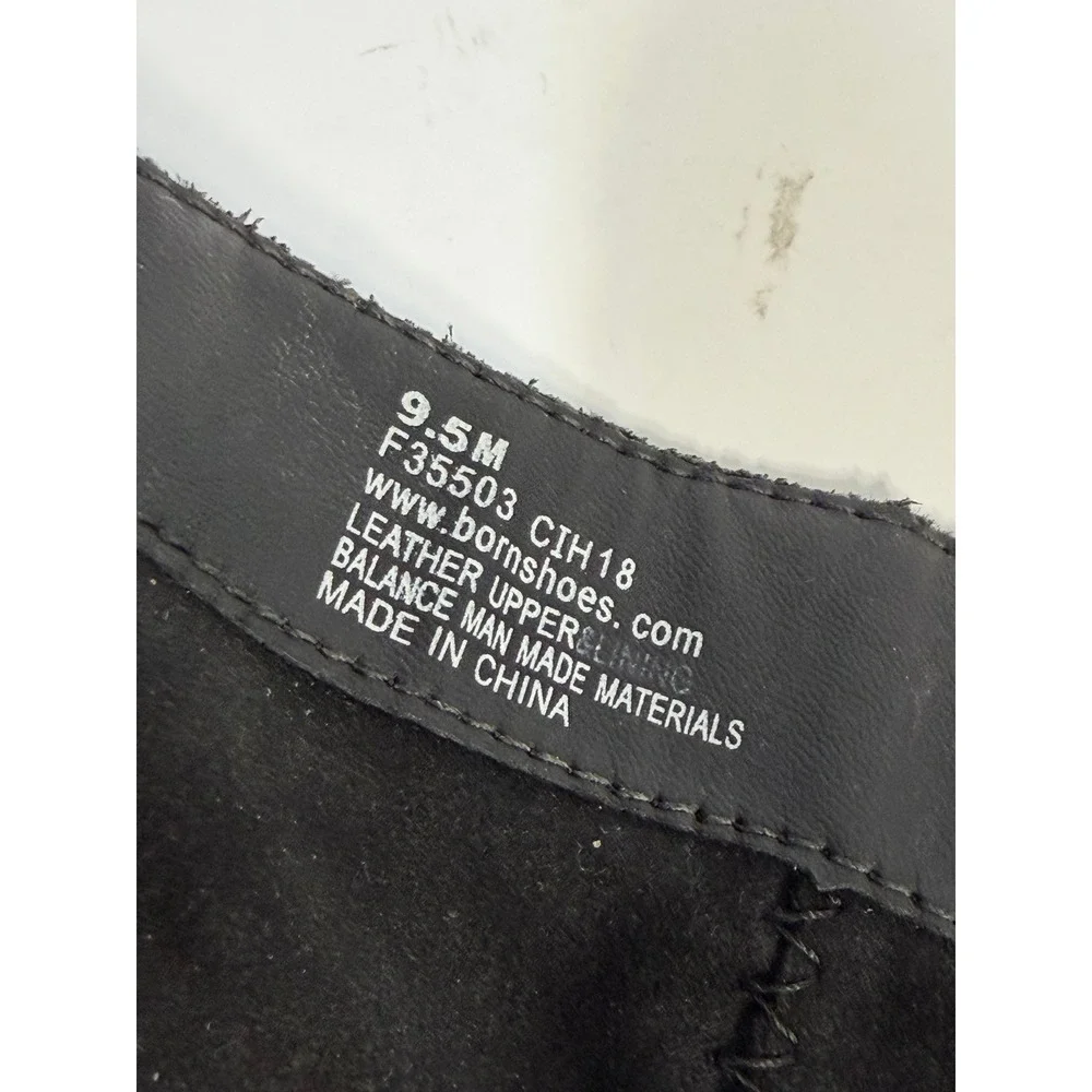 Born black leather